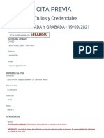 Proceso Automático para La Solicitud de Cita Previa