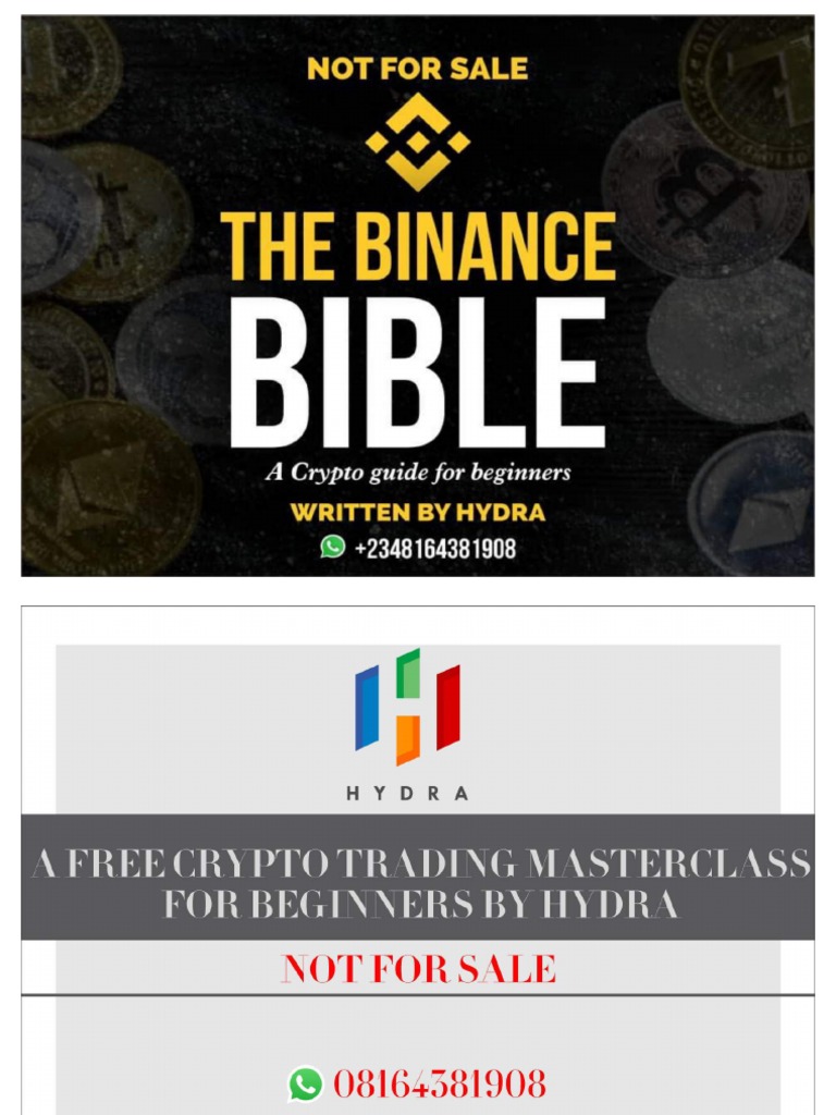 The Binance Bible - A Free Crypto Trading Masterclass For Beginners | PDF
