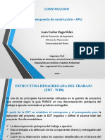 PRESUPUESTO DE CONSTRUCCION - APUs - AIU - 2020