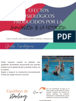Efectos Fisiológicos Producidos Por La Inmersión y Flotación (Estética)