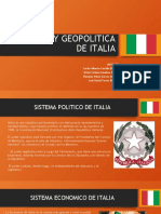 Estado y Geopolitica de Italia