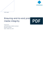 Ensuring End-To-End Protection of Media Integrity