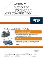 Generación y Distribución de Vapor, Aire Comprimido y Potencia