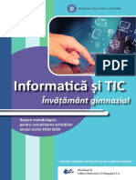 Informatica Si TIC - Gimnaziu