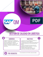 Gestión Calidad Logística SAP