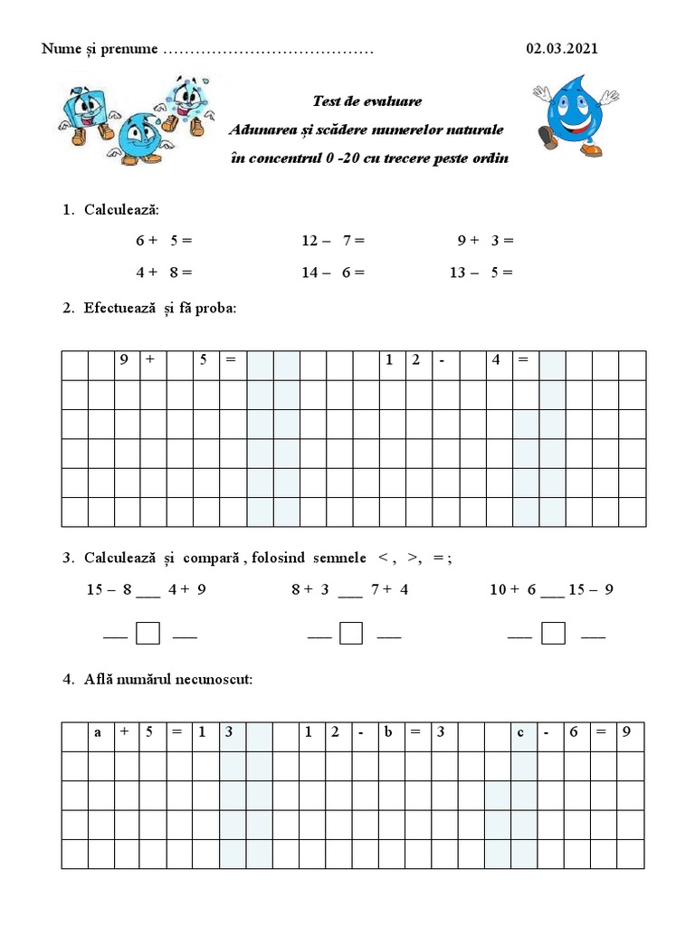 Test de Evaluare MEM 02.03 | PDF