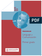 Lenguaje y Comunicación Primer Grado: Aprendizajes Fundamentales Imprescindibles