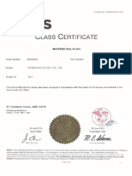 Certificate of Class 210812
