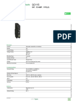 Interruptores Termomagnéticos QO - QOB - QO115-1POLO-30 AMP