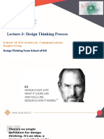 Lecture-3: Design Thinking Process: School of Electronics& Communication Engineering
