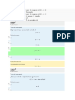 Calificación de examen de derivadas: 71/100