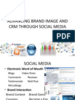 Advancing Brand Image and CRM Through Social Media