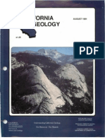 California Geology Magazine August 1991