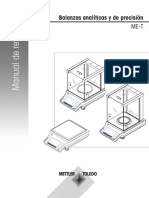 Balanza Analitica Mettler Toledo Es