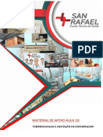 Aula de Fixação 10 - Terminologias e Anotações de Enfermagem