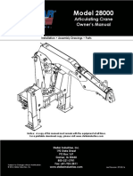 Model 28000: Articulating Crane Owner's Manual