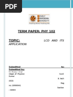 Download lcd and its applications by Vardhan Mahendru SN52695461 doc pdf