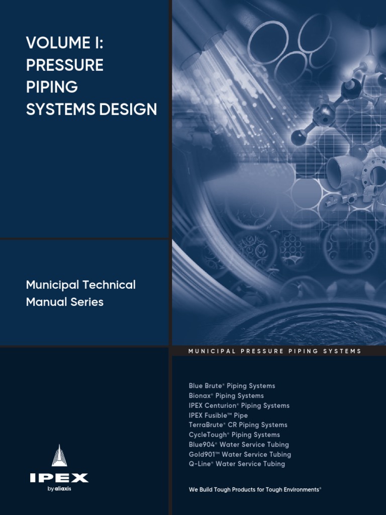 Pressure Piping Systems Design: Municipal Technical Manual Series | PDF ...