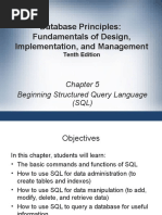 Database Principles: Fundamentals of Design, Implementation, and Management Tenth Edition-Chapter-5