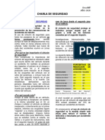 Charlas de Seguridad - 2020 USO DE CINTURON DE SEGURIDAD