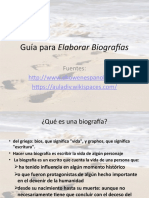 Guia para Elaborar Biografías