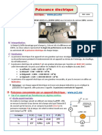 08-La Puissance Électrique Cours Prof - Flyh