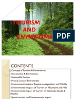 Presentation1 TOURISM AND ENVIRONMENT