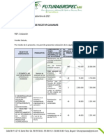 Cotizacion Recetor - Furagropec