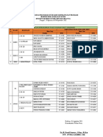 Jadwal Dinas Ners Minggu 1