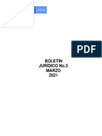 Boletín Jurídico No 3 Marzo de 2021