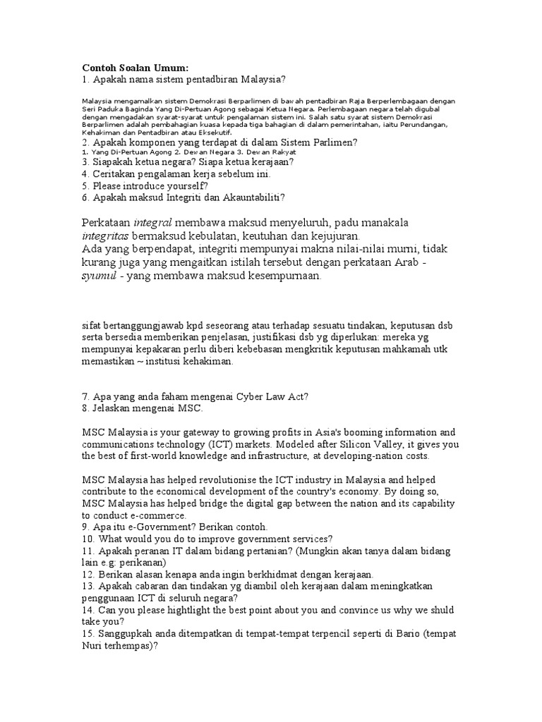 Contoh Soalan Novel - Contoh Hore