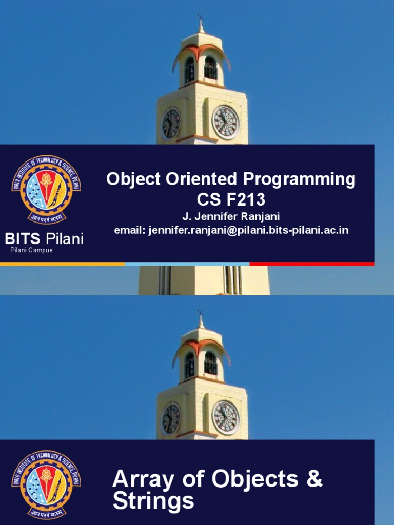 Lecture 9 String, String Buffer, String Tokenizer PDF String