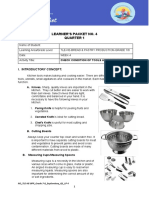 Learner'S Packet No. 4 Quarter 1: I. Introductory Concept