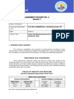 Learner'S Packet No. 4 Quarter 1: Name of Student: Learning Area/Grade Level: Date: Week 4 Activity Title