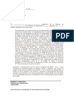 Rector - Unslp: La Presente Se Constituye en Una Declaración Jurada