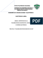 Practica 3" Polarización Por Divisor de Voltaje"