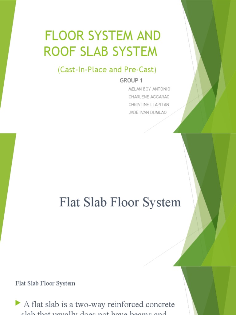 Floor and Roof Slab Systems Overview | PDF | Concrete | Beam (Structure)
