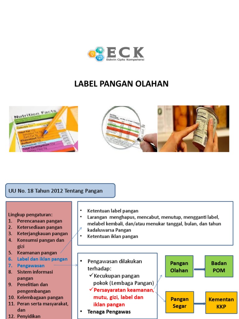 Label Pangan Olahan Darwin | PDF