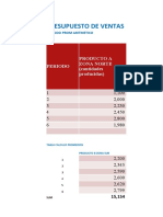 Excel Presupuesto Ejemplo