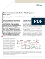 Resurrecting Ancestral Alcohol Dehydrogenases From Yeast: Letters