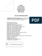 Taller de Normalización