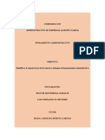 Mapa Comceptual Teorias y Enfoques Del Pensamiento Administrativo