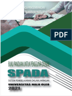 Panduan Penggunaan E-Green SPADA UHO - DOSEN - 2021 - Compressed