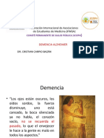 Demencia Alzheimer Por Dr. Cristian Carpio Bazán (21/setiembre/2021)