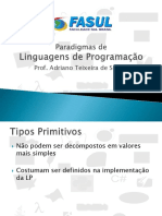Document - Onl - Paradigmas de Linguagens de Programacao Tipos Primitivos e Compostos