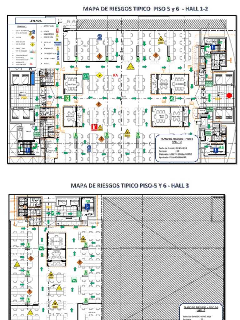 Mapa de Riesgos - Piso 6 y 17 | PDF