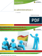 Semana 3 y 4 - Presentación Fundamentos de La Administración y Gerencia (Repaso)