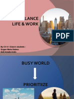 How To Balance Life and Work (Proposal)