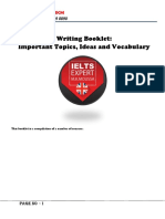 Writing Booklet: Important Topics, Ideas and Vocabulary: Mobile # 002 100 019 0890
