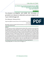 2-Geochemical Investigation and Health Risk Assessment of PTEs